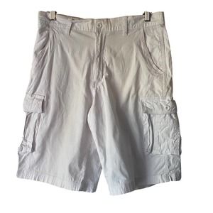 Monument Cargo Shorts Men's Size 32 White